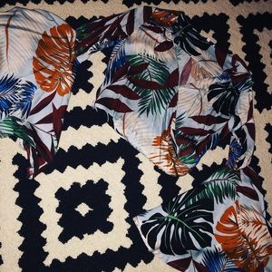 Bodysuit shirt with flare sleeves